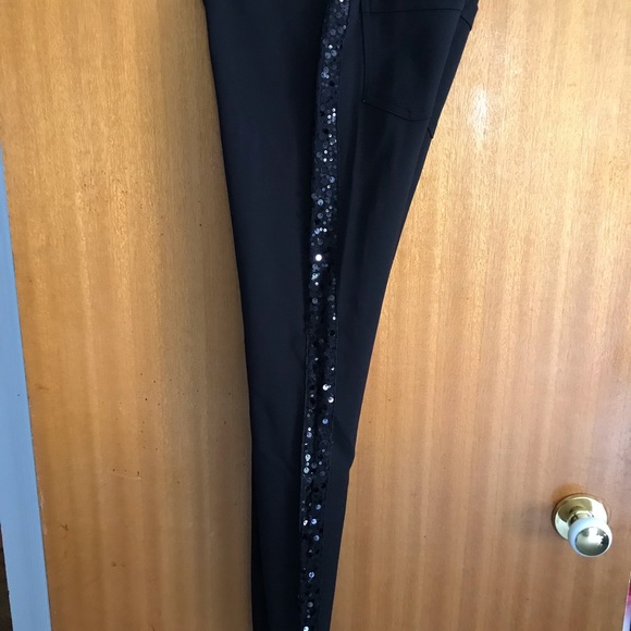 Hue Sequin Tuxedo Ponte Legging - Picture 3 of 5
